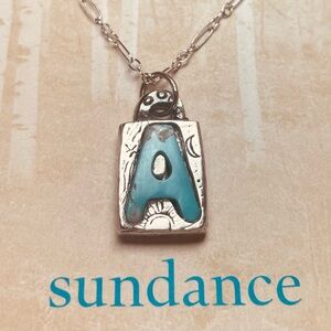 New! Jes MaHarry from Sundance Pick a Letter “A” Necklace. SS Chain